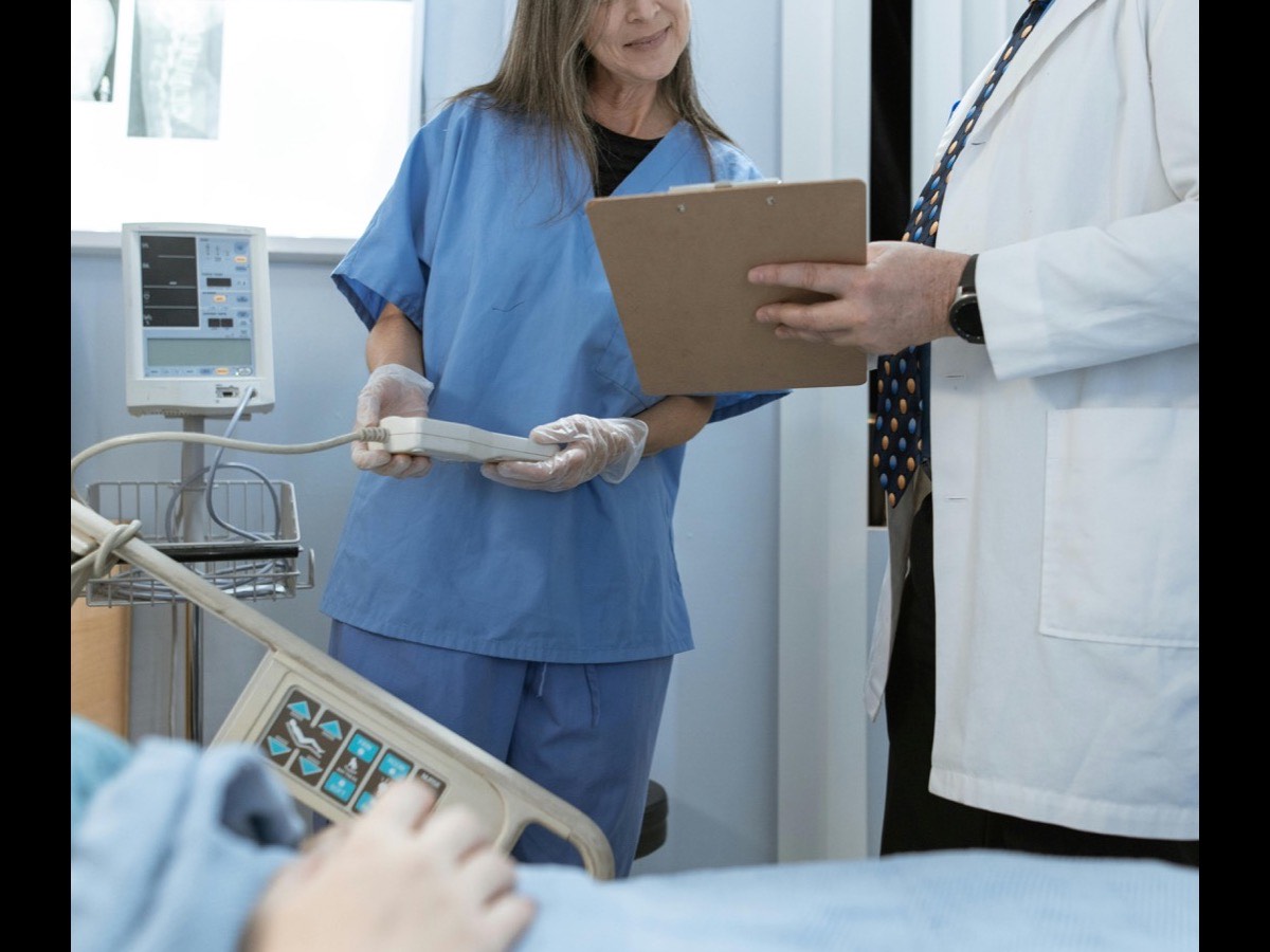 Professionnels de santé en consultation